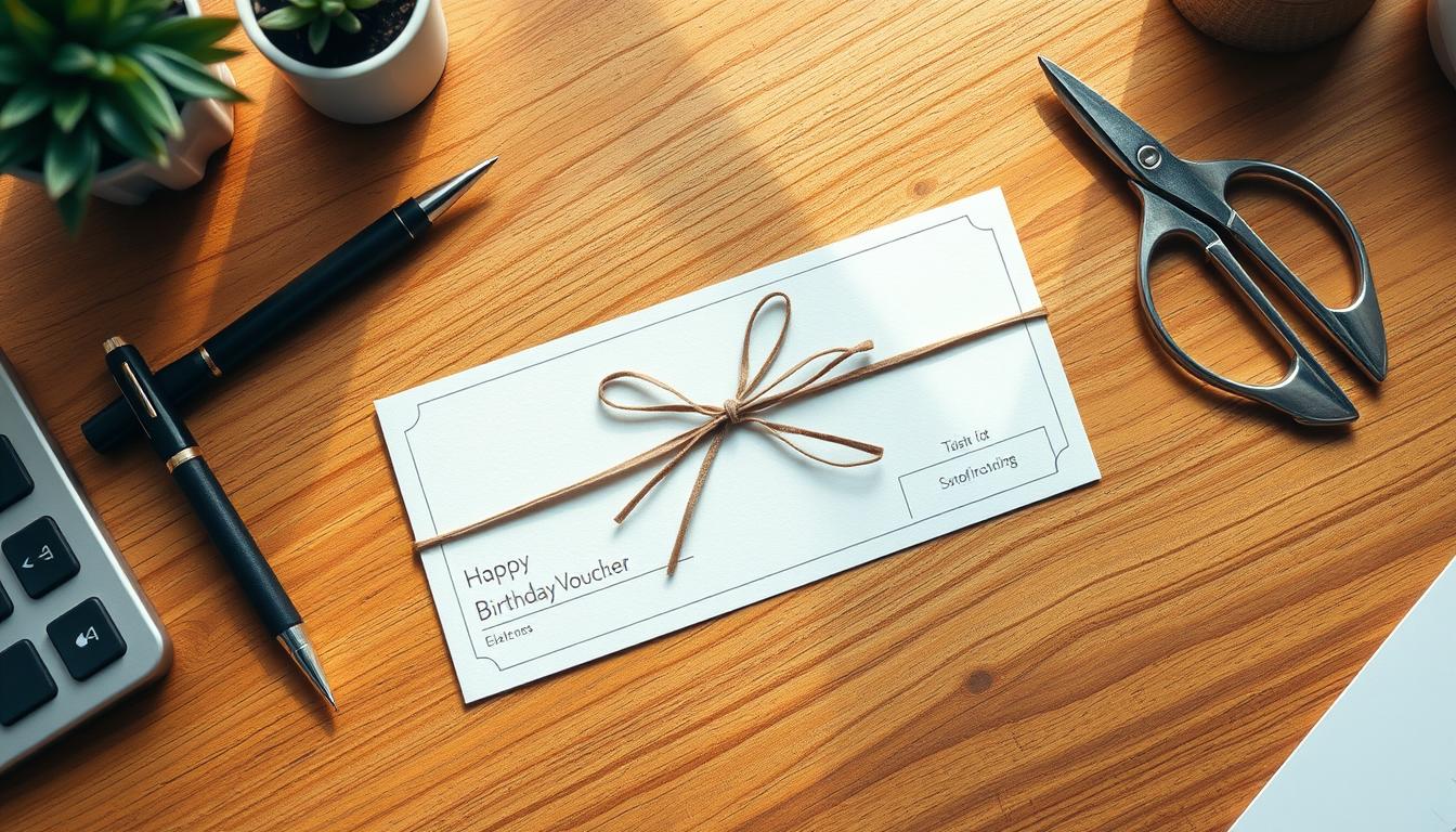 Gutschein zum Geburtstag für einen Kollegen