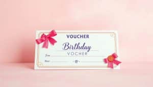 Gutschein zum Geburtstag zum sofort ausdrucken