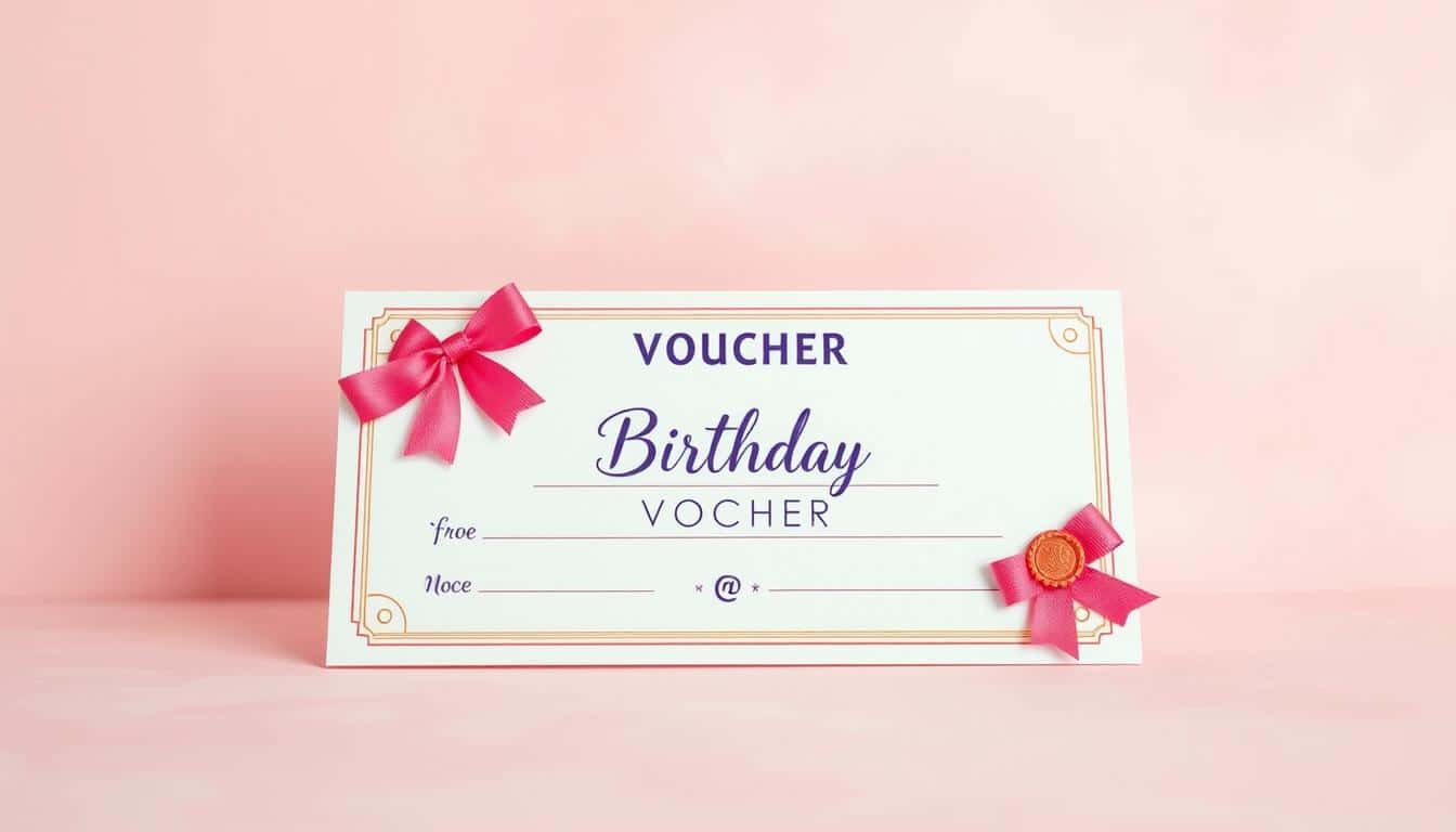 Gutschein zum Geburtstag zum sofort ausdrucken