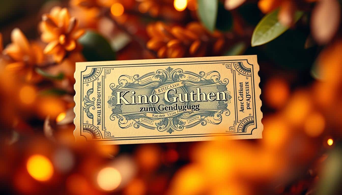 Kino Gutschein zum Geburtstag