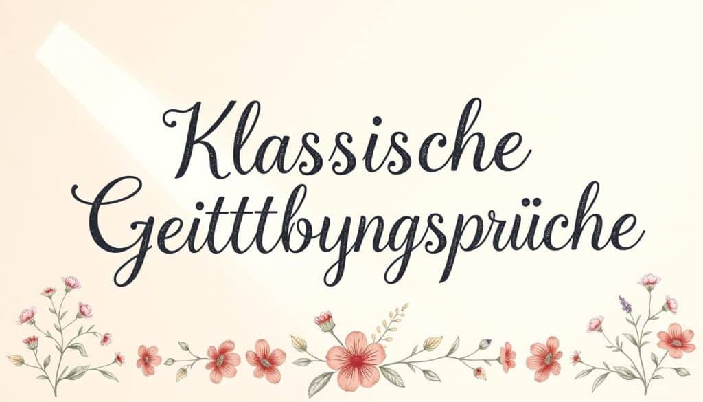 Klassische Geburtstagssprüche