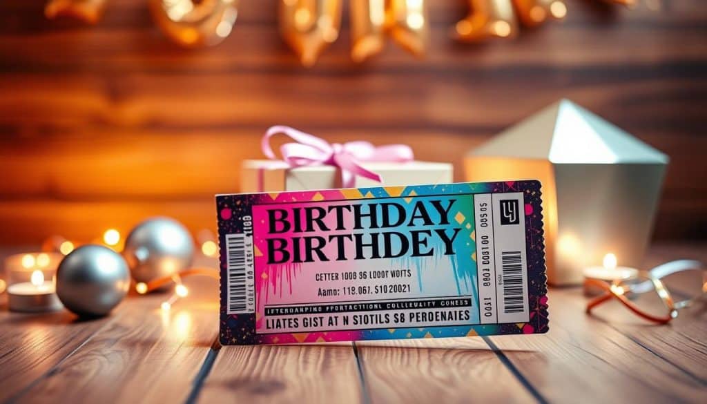 Konzertkarten Geburtstag Geschenk