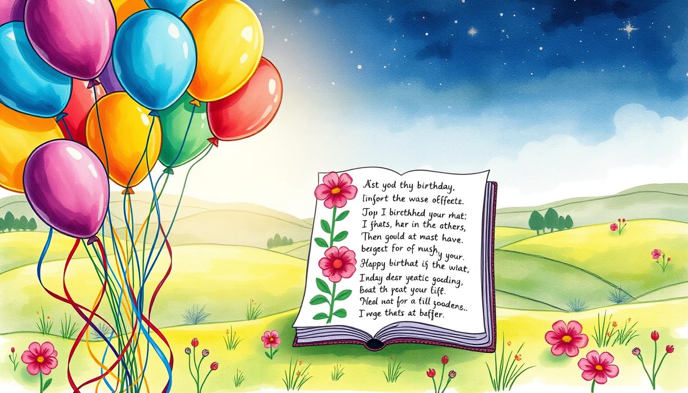Kreative Geburtstagsgedichte