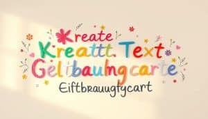 Kreative Texte Geburtstagskarte