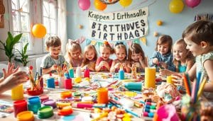 Kreativspiele zum Geburtstag