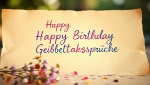 Lange Geburtstagssprüche