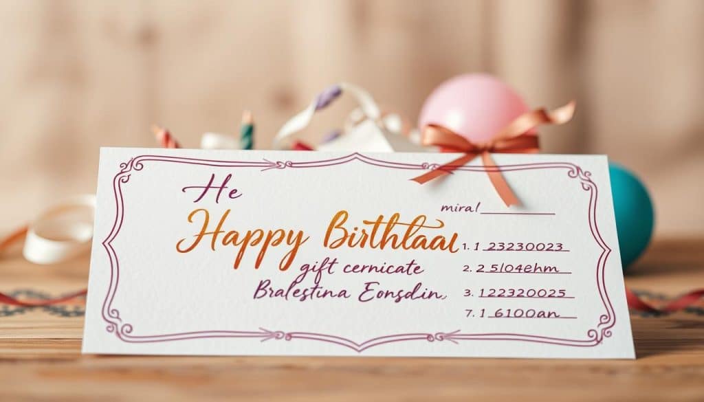 Last Minute Gutschein zum Geburtstag