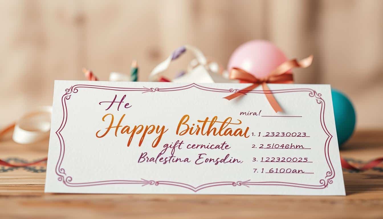 Last Minute Gutschein zum Geburtstag