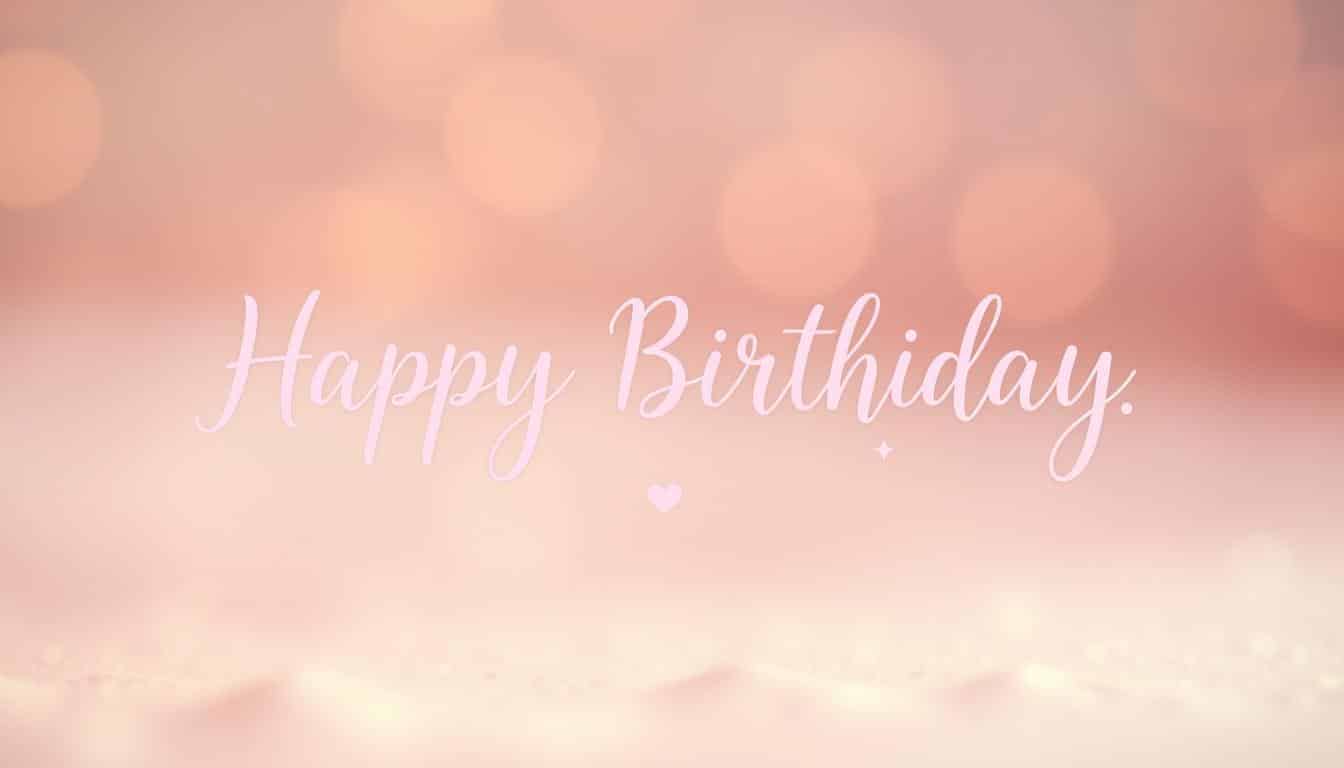 Liebevolle Geburtstagssprüche