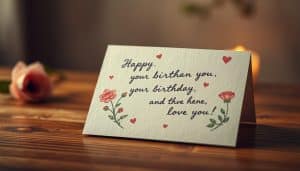 Liebevolle Texte für Geburtstagskarte für den Partner