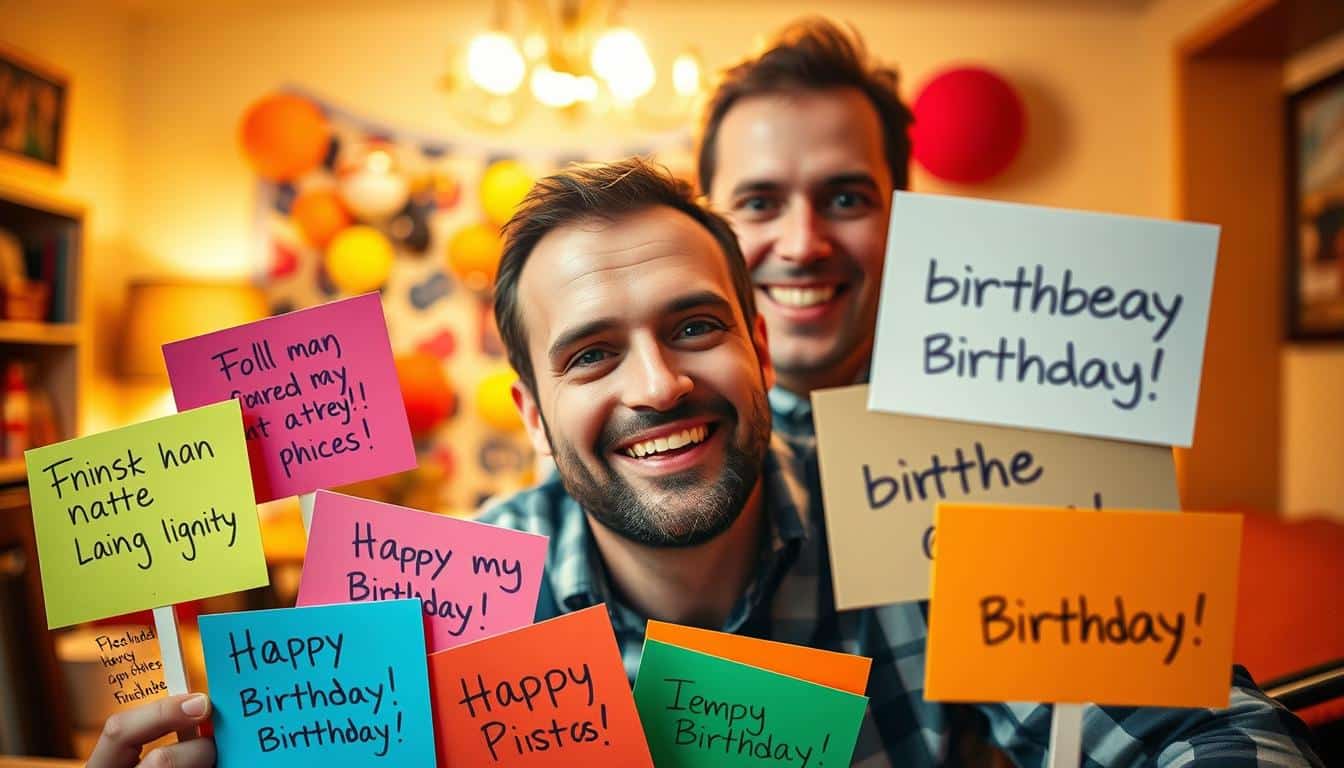 Lustige Sprüche zum Geburtstag für einen Mann