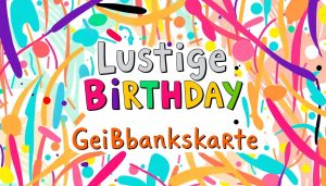Lustige Texte Geburtstagskarte
