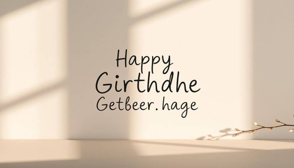 Moderne Sprüche Geburtstagskarte