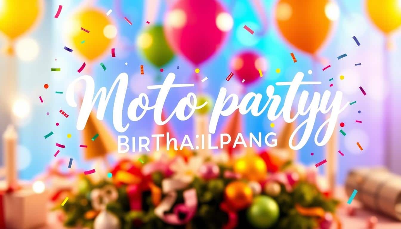 Mottoparty Geburtstagseinladung