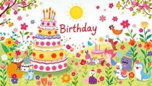 Niedliche Geburtstagsbilder