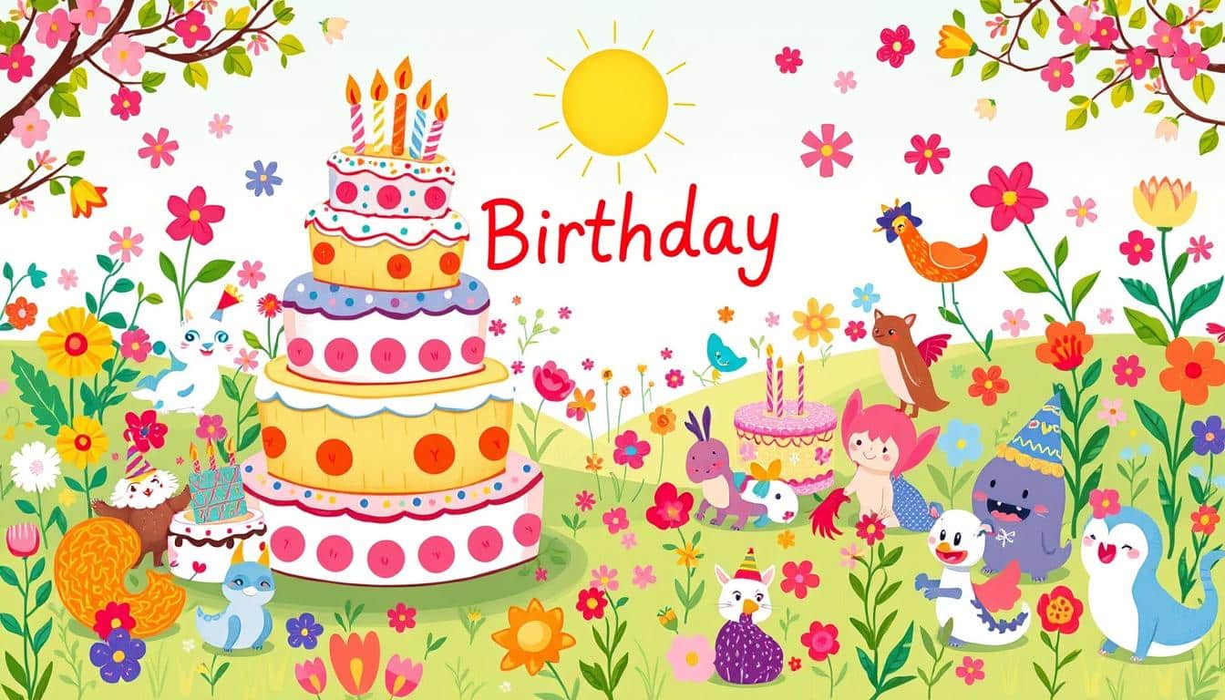 Niedliche Geburtstagsbilder