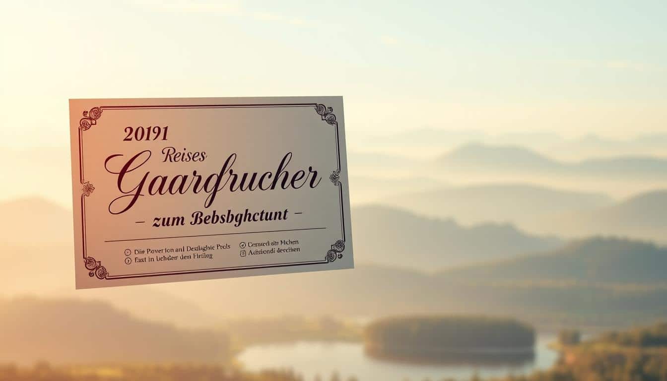 Reise Gutschein zum Geburtstag