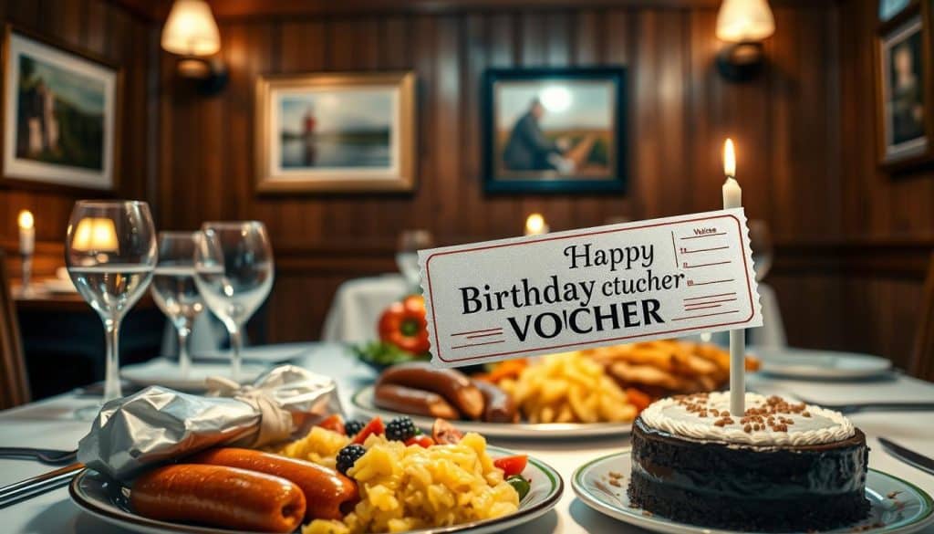 Restaurant Gutschein zum Geburtstag