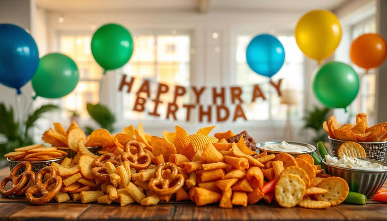 Salzige Snacks Geburtstag