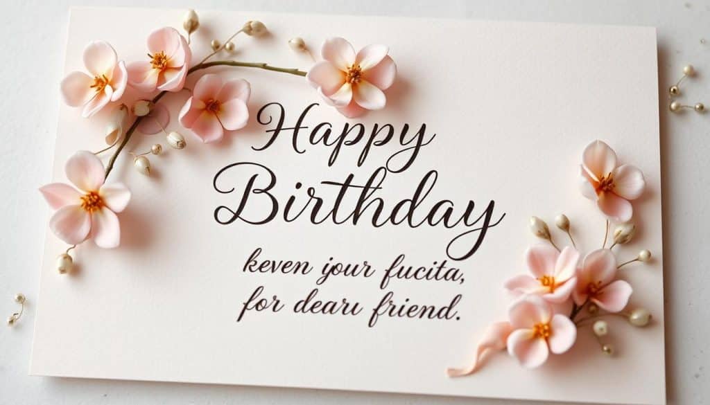 Schöne Sprüche für eine Geburtstagskarte für die Freundin