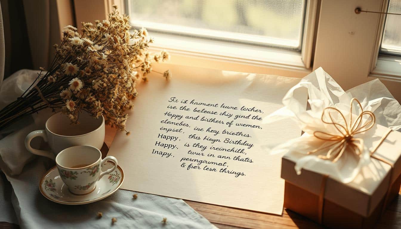 Sentimentale Geburtstagsgedichte