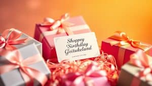 Shopping Gutschein zum Geburtstag