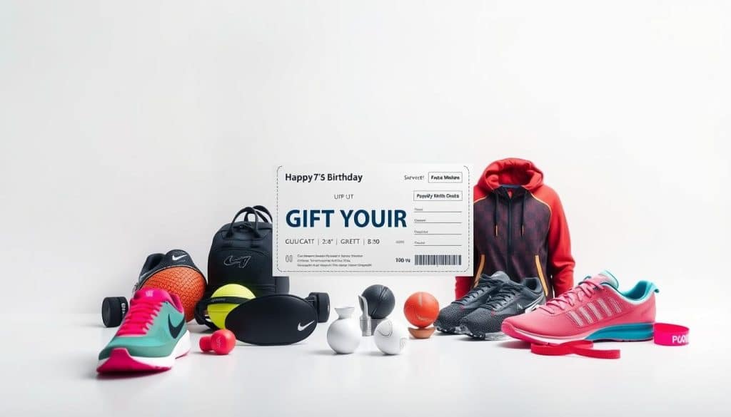 Sportgeschäft Gutschein zum Geburtstag