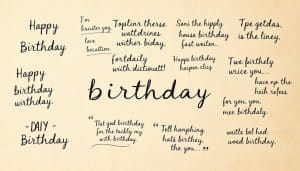 Sprüche für Geburtstagskarten