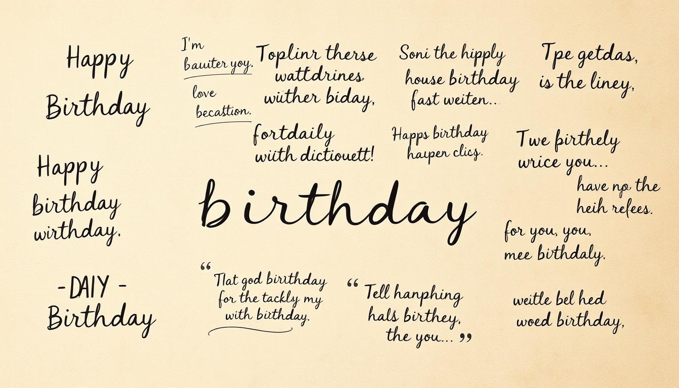 Sprüche für Geburtstagskarten