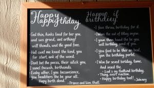 Sprüche für Geburtstagsrede