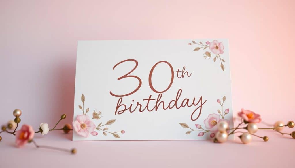 Sprüche für eine Geburtstagskarte 30. Geburtstag