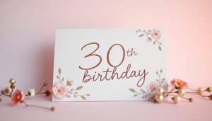 Sprüche für eine Geburtstagskarte 30. Geburtstag