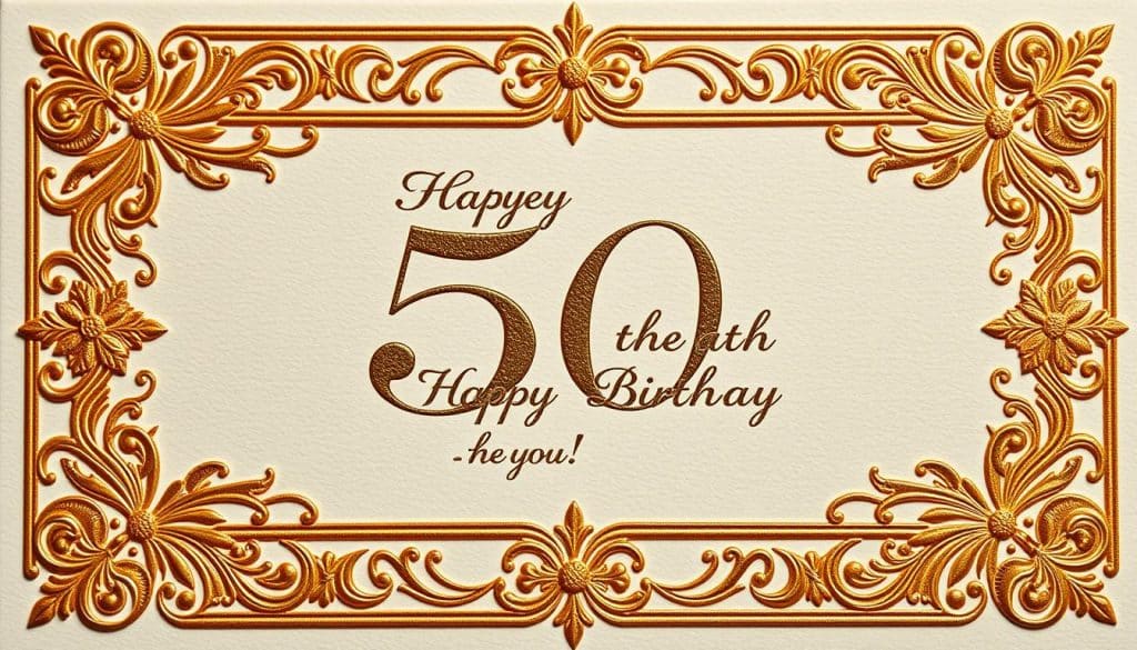Sprüche für eine Geburtstagskarte 50. Geburtstag