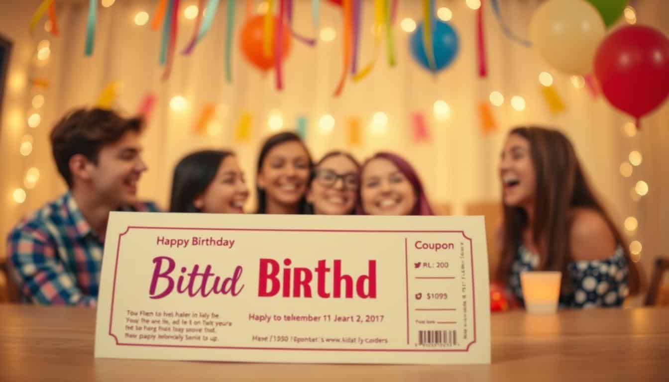 Teenager Geburtstag Gutschein