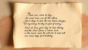 Verse für Geburtstagseinladung