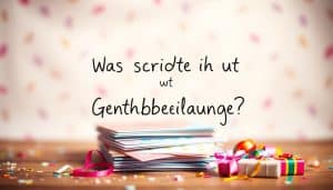 Was schreibe ich auf eine Geburtstagseinladung?