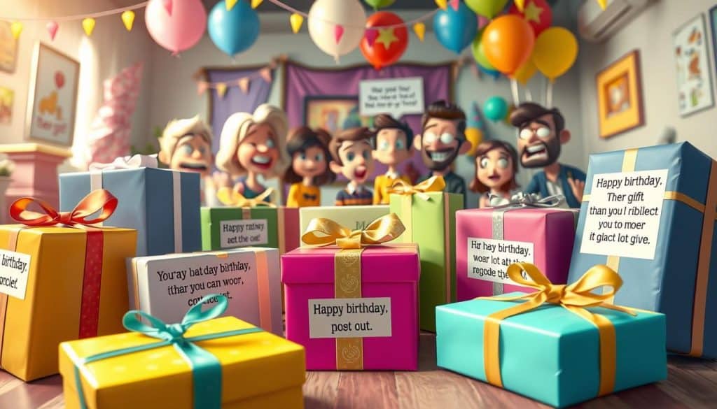 Witze über Geschenke zum Geburtstag