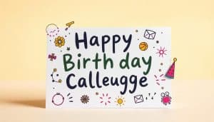 Witzige Texte für eine Geburtstagskarte für eine Kollegin